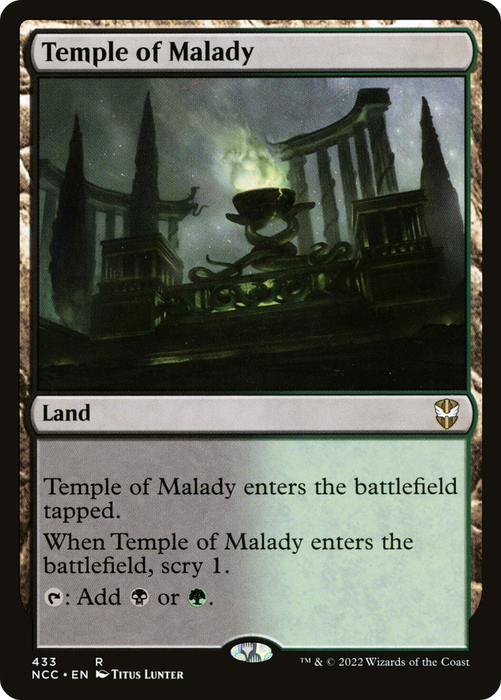 Temple of Malady (NCC-433) - rare