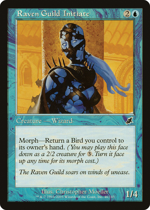 Raven Guild Initiate (SCG-046) - common - Foil