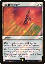 Fell the Mighty (40K-186★) - rare - Foil