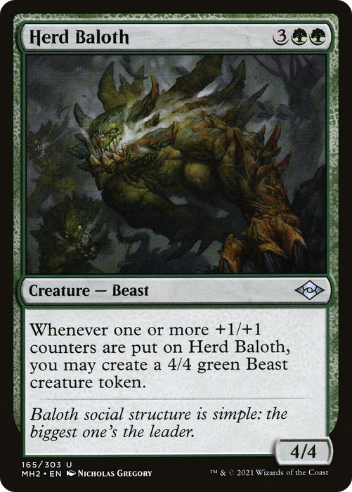 Herd Baloth (MH2-165) - uncommon - Foil