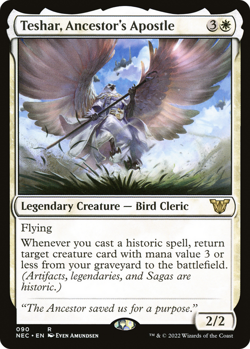 Teshar, Ancestor's Apostle (NEC-090) - rare