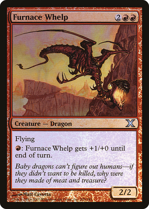 Furnace Whelp (10E-205★) - uncommon - Foil