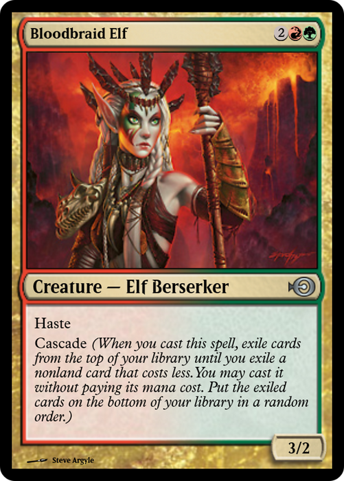 Bloodbraid Elf (PRM-36867) - uncommon - Foil