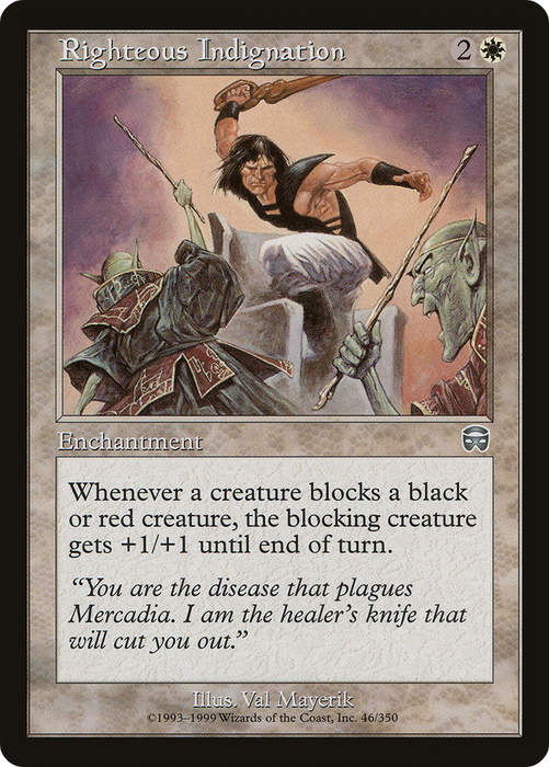 Righteous Indignation (MMQ-046) - uncommon - Foil