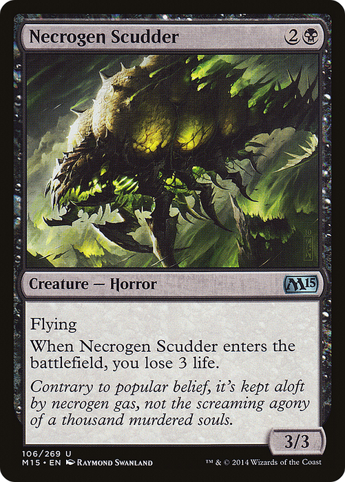 Necrogen Scudder (M15-106) - uncommon