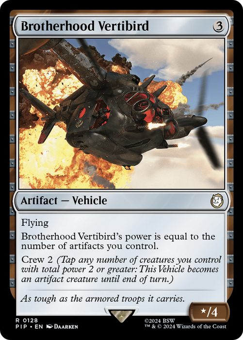 Brotherhood Vertibird (PIP-128) - rare - Foil