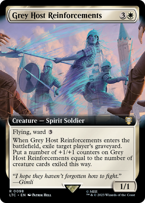 Grey Host Reinforcements (LTC-098) - rare: (Extended Art)