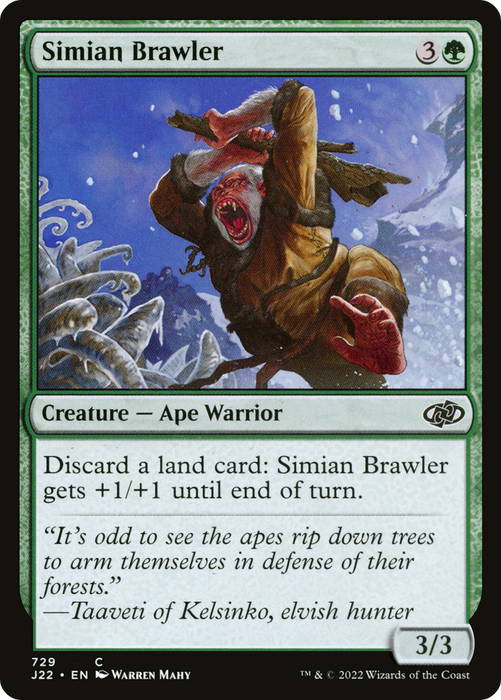 Simian Brawler (J22-729) - common