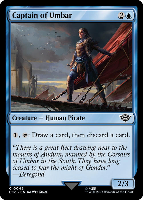 Captain of Umbar (LTR-045) - common - Foil