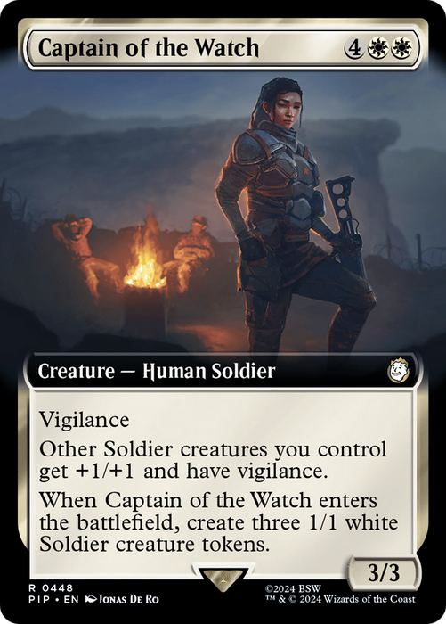 Captain of the Watch (PIP-448) - rare: (Extended Art) - Foil