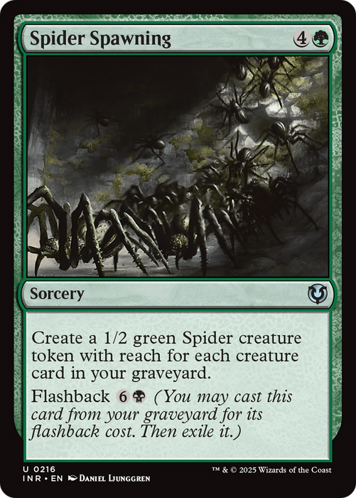 Spider Spawning (INR-216) - uncommon - Foil