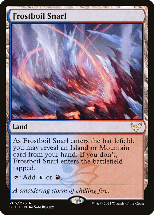 Frostboil Snarl (STX-265) - rare - Foil