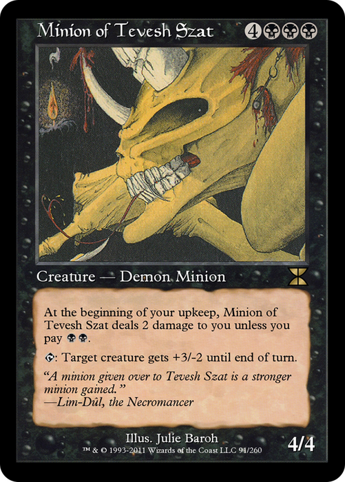 Minion of Tevesh Szat (ME4-091) - rare