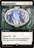Resurgent Belief (MH2-443) - rare: (Extended Art) - Foil