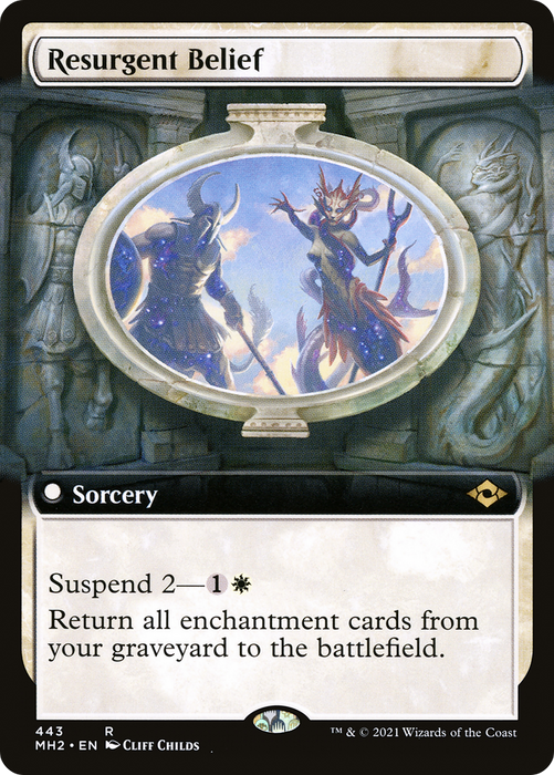 Resurgent Belief (MH2-443) - rare: (Extended Art)