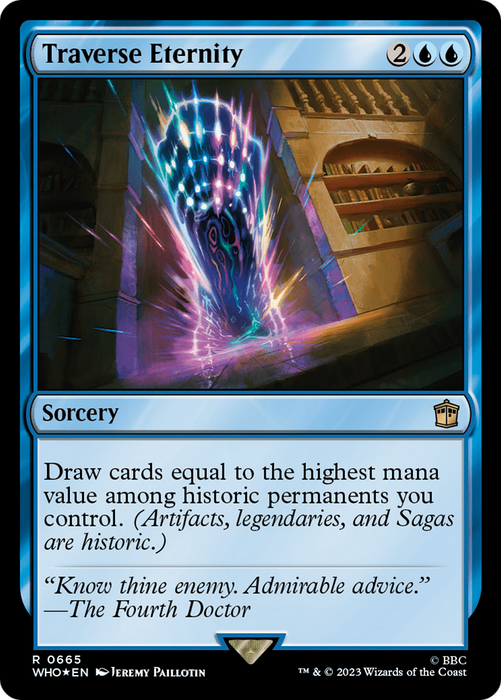 Traverse Eternity (WHO-665) - rare - Foil