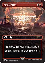 Ruination (SLD-9993) - rare (Borderless)