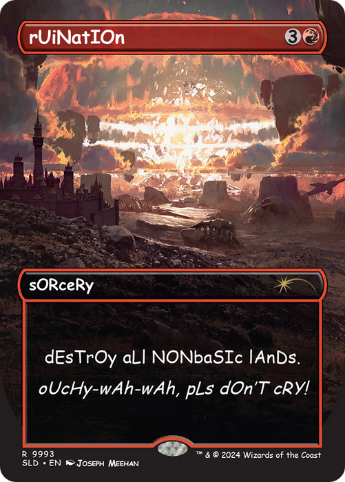 Ruination (SLD-9993) - rare (Borderless) - Foil