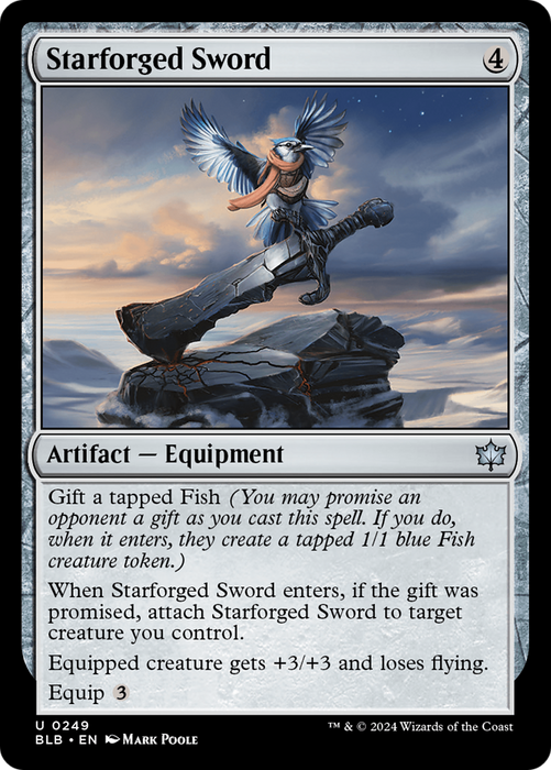 Starforged Sword (BLB-249) - uncommon - Foil