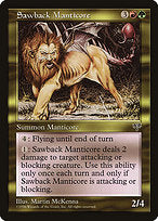 Sawback Manticore (MIR-281) - rare