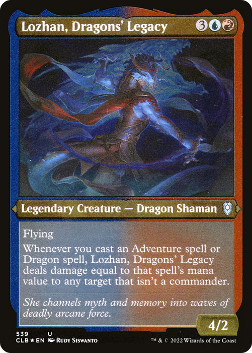 Lozhan, Dragons' Legacy (CLB-539) - uncommon - Etched Foil