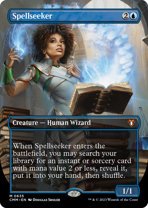 Spellseeker (CMM-635) - mythic (Borderless) - Foil