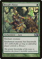 Dryad's Favor (M11-169) - common - Foil