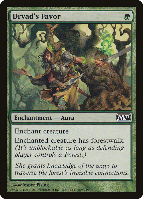 Dryad's Favor (M11-169) - common