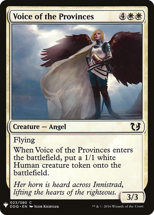 Voice of the Provinces (LIST-DDQ-23) - common