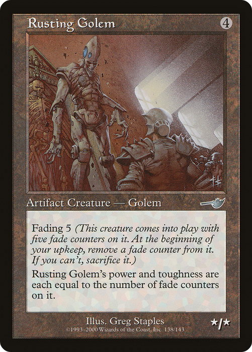 Rusting Golem (NMS-138) - uncommon - Foil