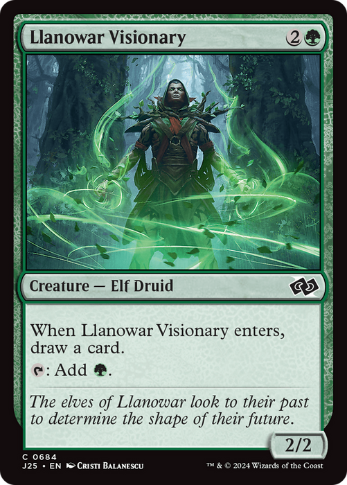 Llanowar Visionary (J25-684) - common