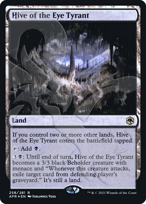 Hive of the Eye Tyrant (AFR&-258A) - rare - Foil