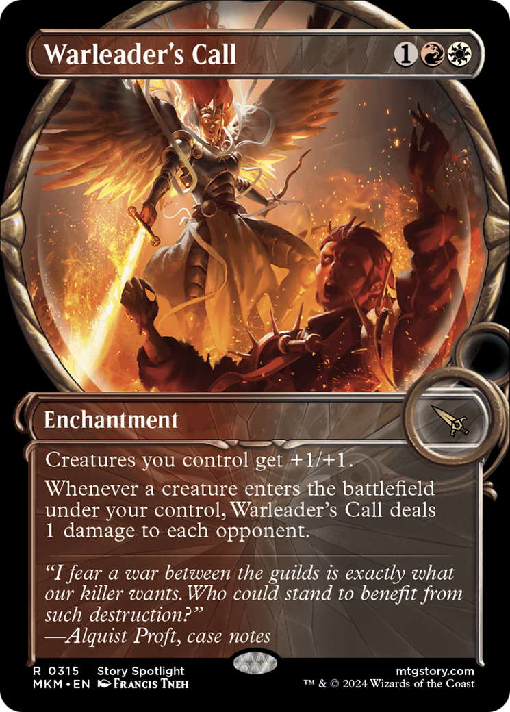 Warleader's Call (MKM-315) - rare: (Showcase) - Foil