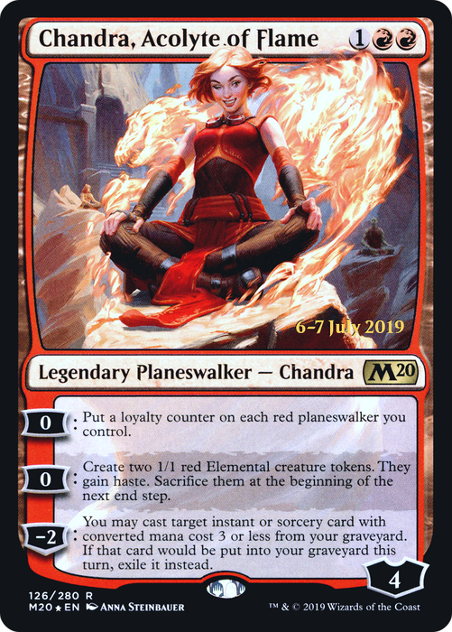 Chandra, Acolyte of Flame (PRE-126S) - rare - Foil