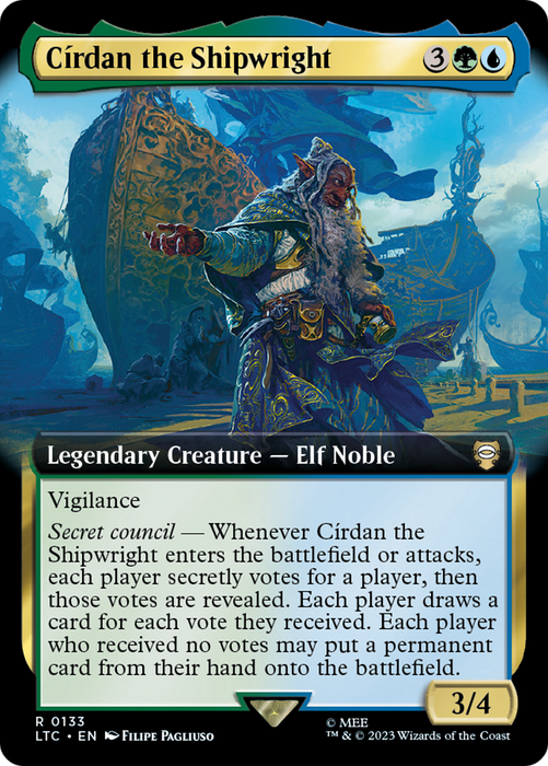 Círdan the Shipwright (LTC-133) - rare: (Extended Art)