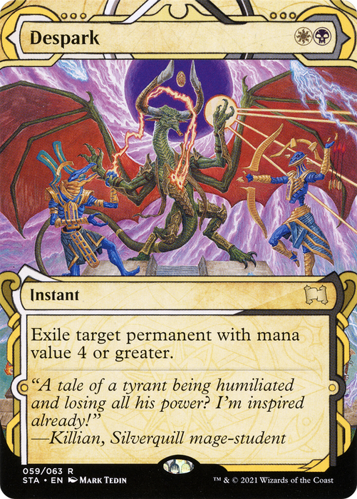 Despark (STA-059) - rare: (Showcase) (Borderless) - Etched Foil