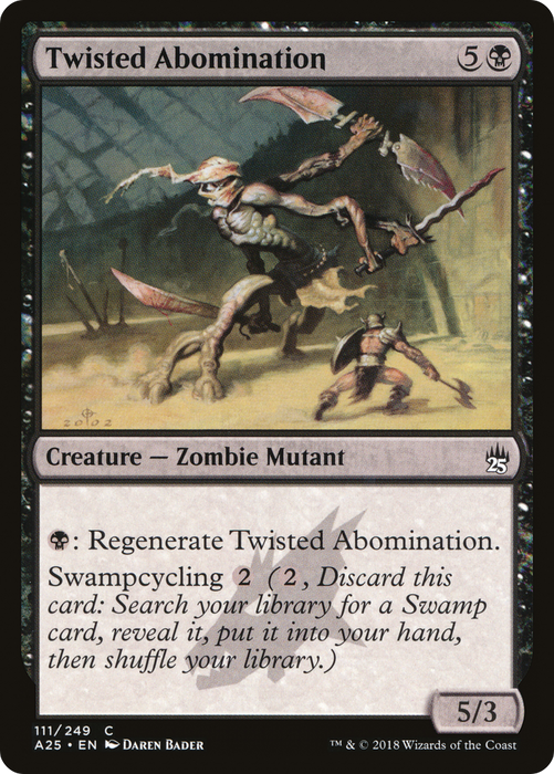 Twisted Abomination (A25-111) - common - Foil