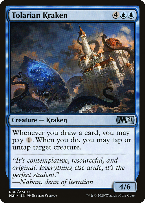 Tolarian Kraken (M21-080) - uncommon