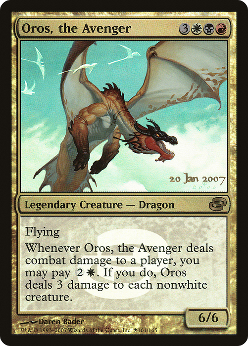 Oros, the Avenger (PRE-161★) - rare - Foil