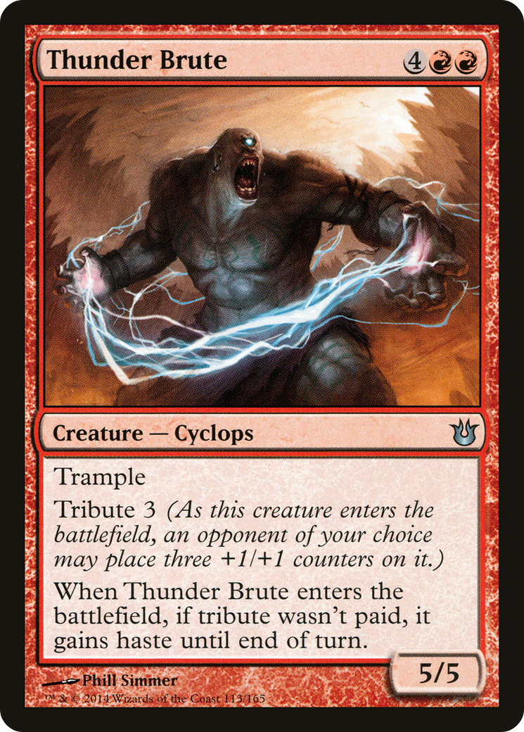 Thunder Brute (BNG-113) - uncommon - Foil