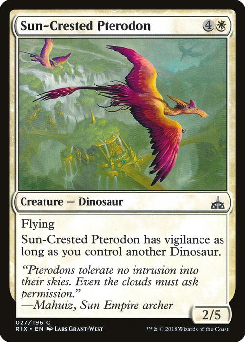 Sun-Crested Pterodon (RIX-027) - common - Foil
