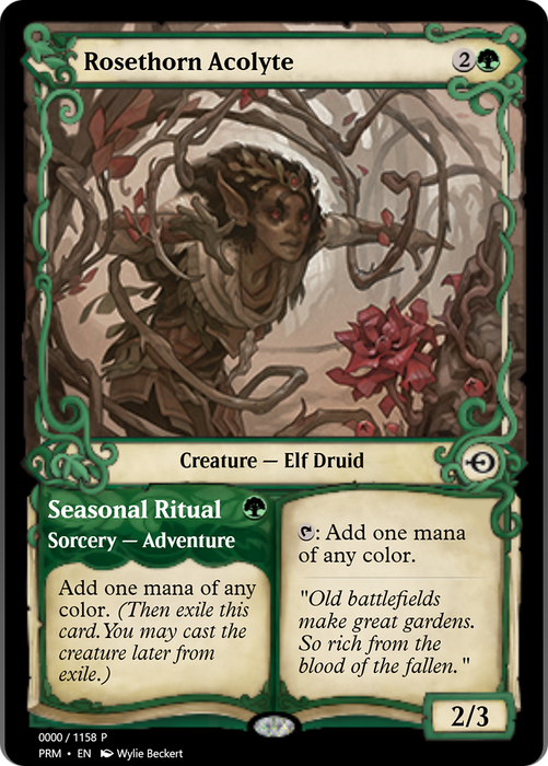 Rosethorn Acolyte // Seasonal Ritual (PRM-78842) - common