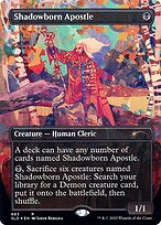 Shadowborn Apostle (SLD-683) - rare (Borderless) - Foil