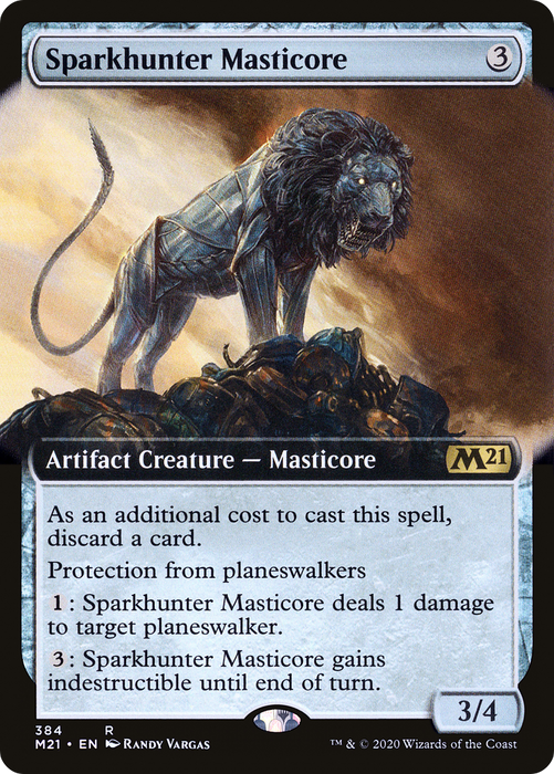 Sparkhunter Masticore (M21-384) - rare: (Extended Art)