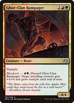 Ghor-Clan Rampager (MM3-165) - uncommon - Foil