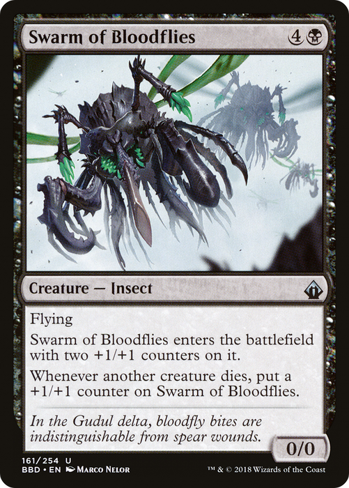 Swarm of Bloodflies (BBD-161) - uncommon - Foil