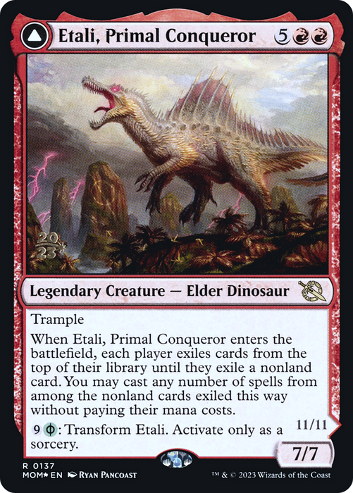 Etali, Primal Conqueror // Etali, Primal Sickness (PRE-137S) - rare - Foil