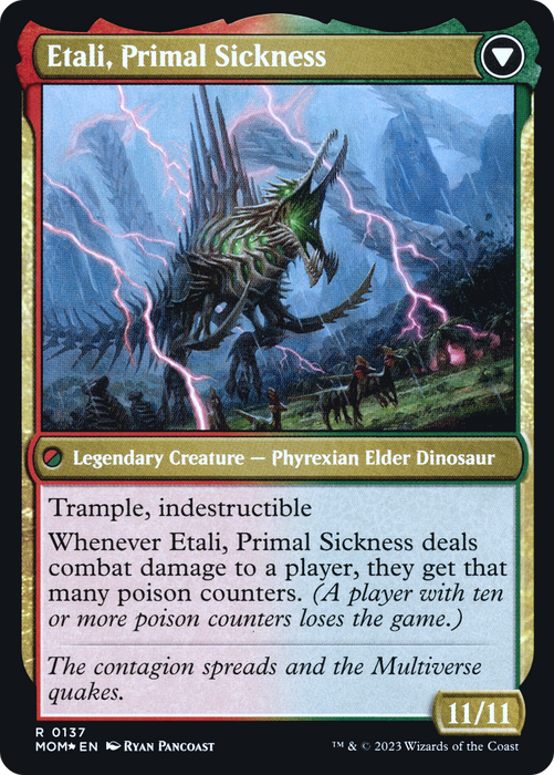 Etali, Primal Conqueror // Etali, Primal Sickness (PRE-137S) - rare - Foil