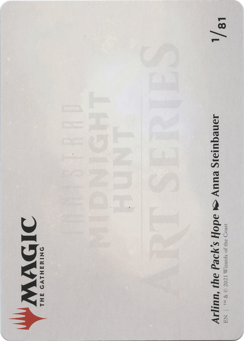 Arlinn, the Pack's Hope // Arlinn, the Pack's Hope (AMID-001) - common (Borderless)