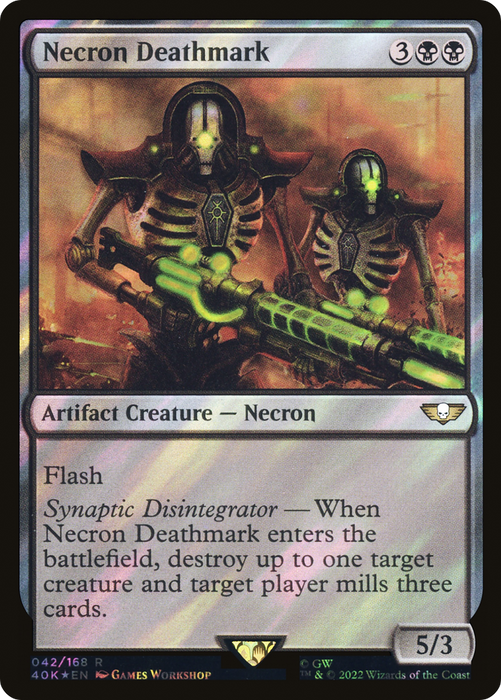 Necron Deathmark (40K-42★) - rare - Foil